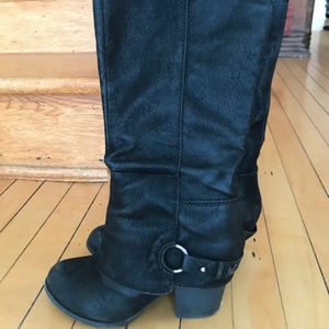 Tall black Fergalicious by Fergie boots